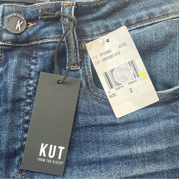 KUT THE KLOTH HIGH RISE JEANS FROM STYLE RACHAEL FAB AB MOM JEANS SIZE 2 - Picture 1 of 16